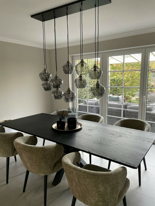 Rechteckige Eichenholztische