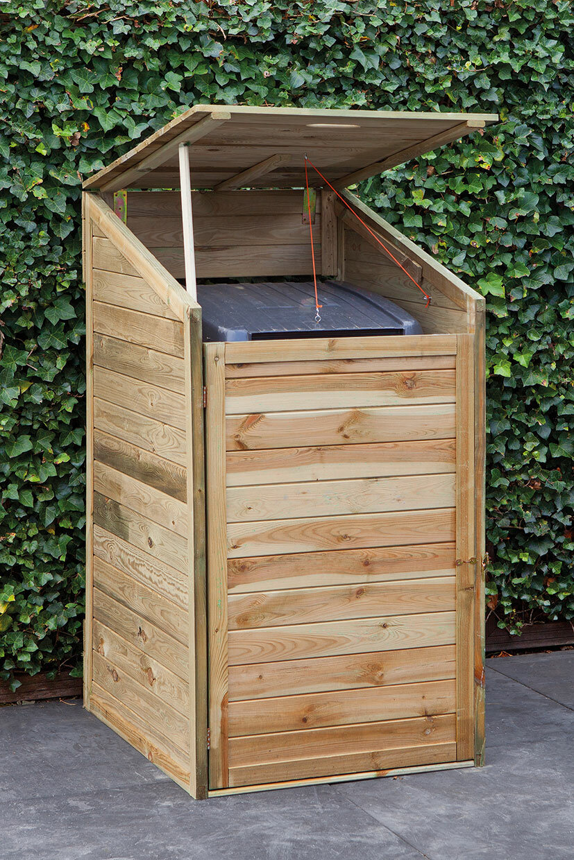 M&uuml;lltonnenbox impr&auml;gniert 70 x 85 x 135 cm