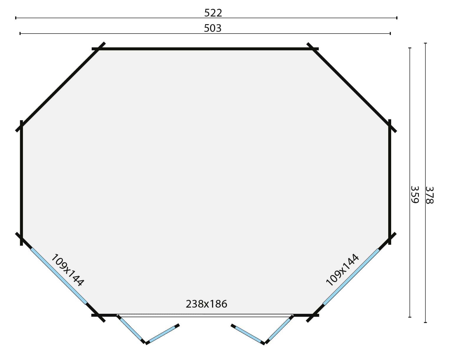 Blokhut Gudrun 503 x 360
