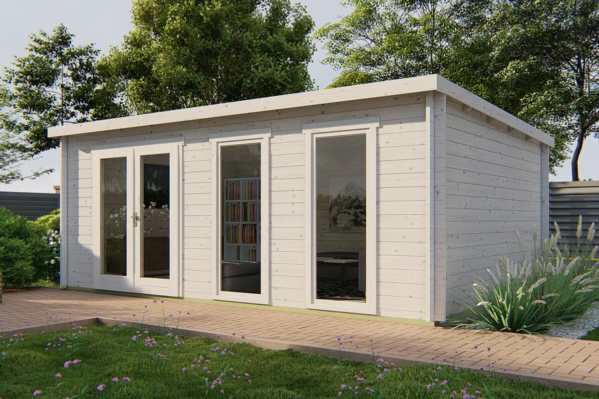 Blockhaus Annabel 500 x 400 x 223 cm - Wandstarke 40 mm