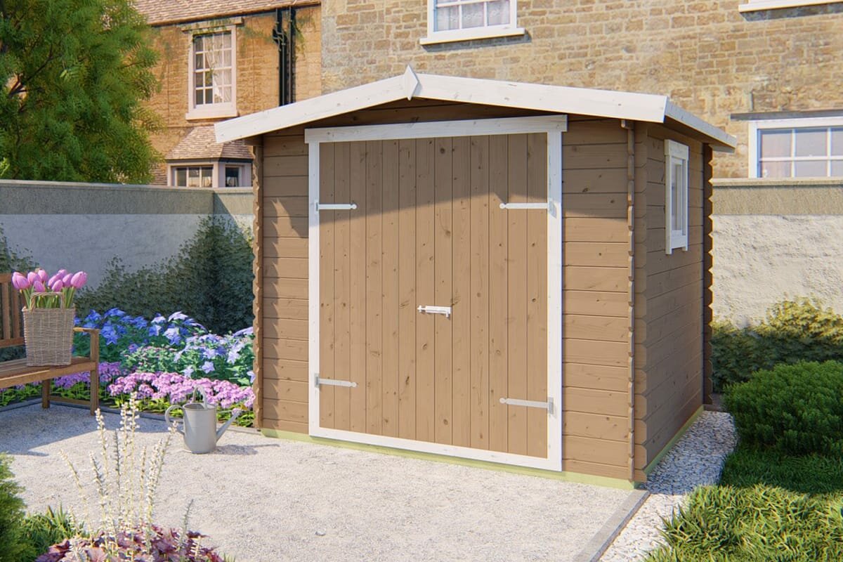 Blockhaus Valery 245 x 245 x 216 cm - Wandstarke 19 mm
