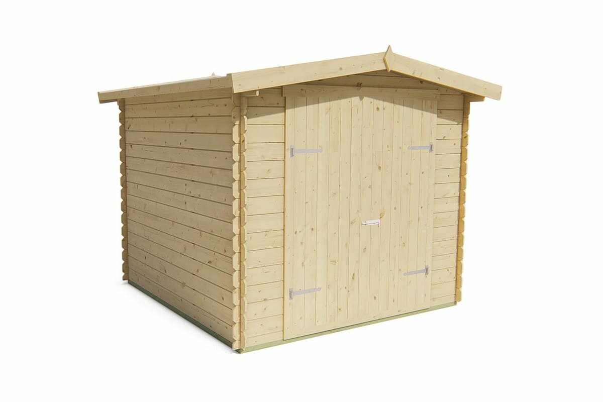 Blockhaus Valery 245 x 245 x 216 cm - Wandstarke 19 mm