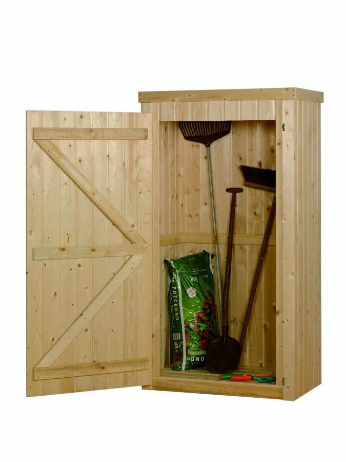 Gartenschrank &quot;Lelie&quot; 190 x 100 x 58 cm - Impr&auml;gniert