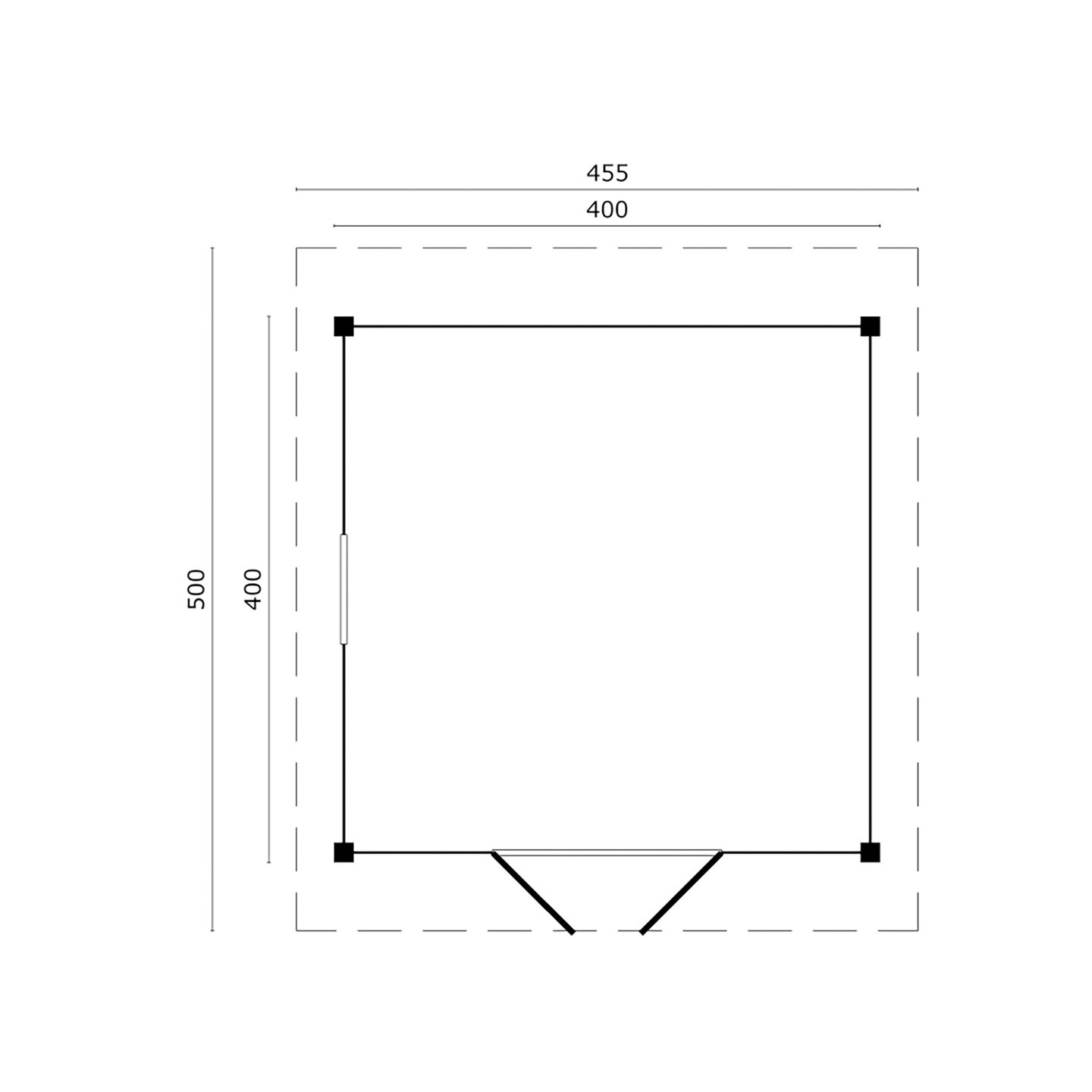 DIY Flachdach Satteldach Tubbergen schwarz