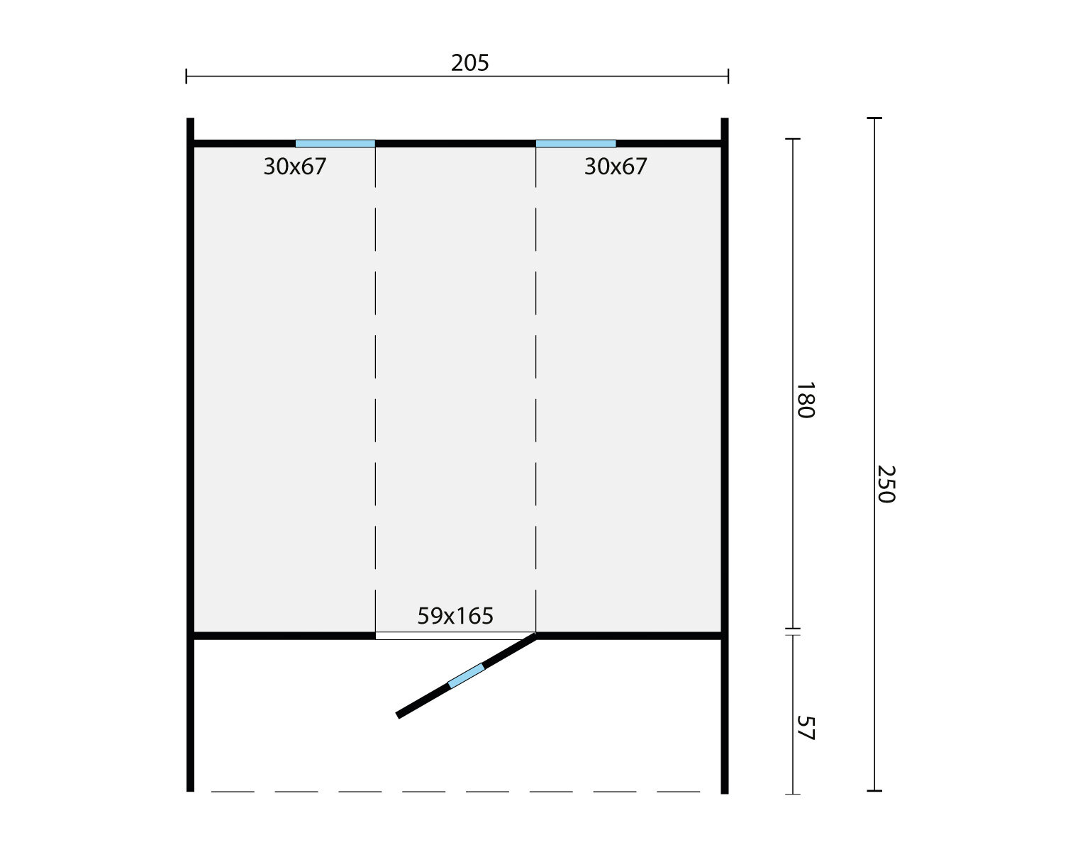 Barrelsauna Thermowood &Oslash;205 x 250 cm - Saunabarrel