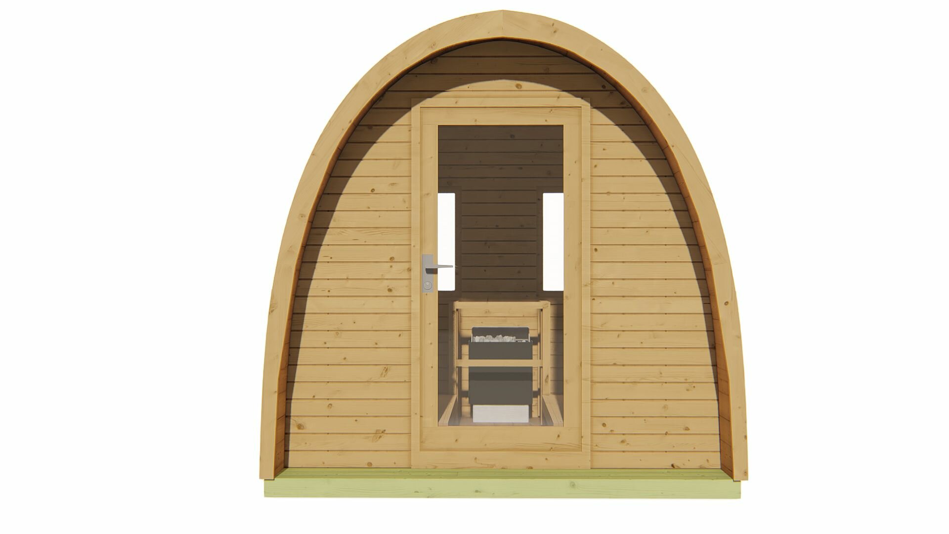 Sauna POD Tolva &Oslash;230 x 260 cm - thermowood 42mm 