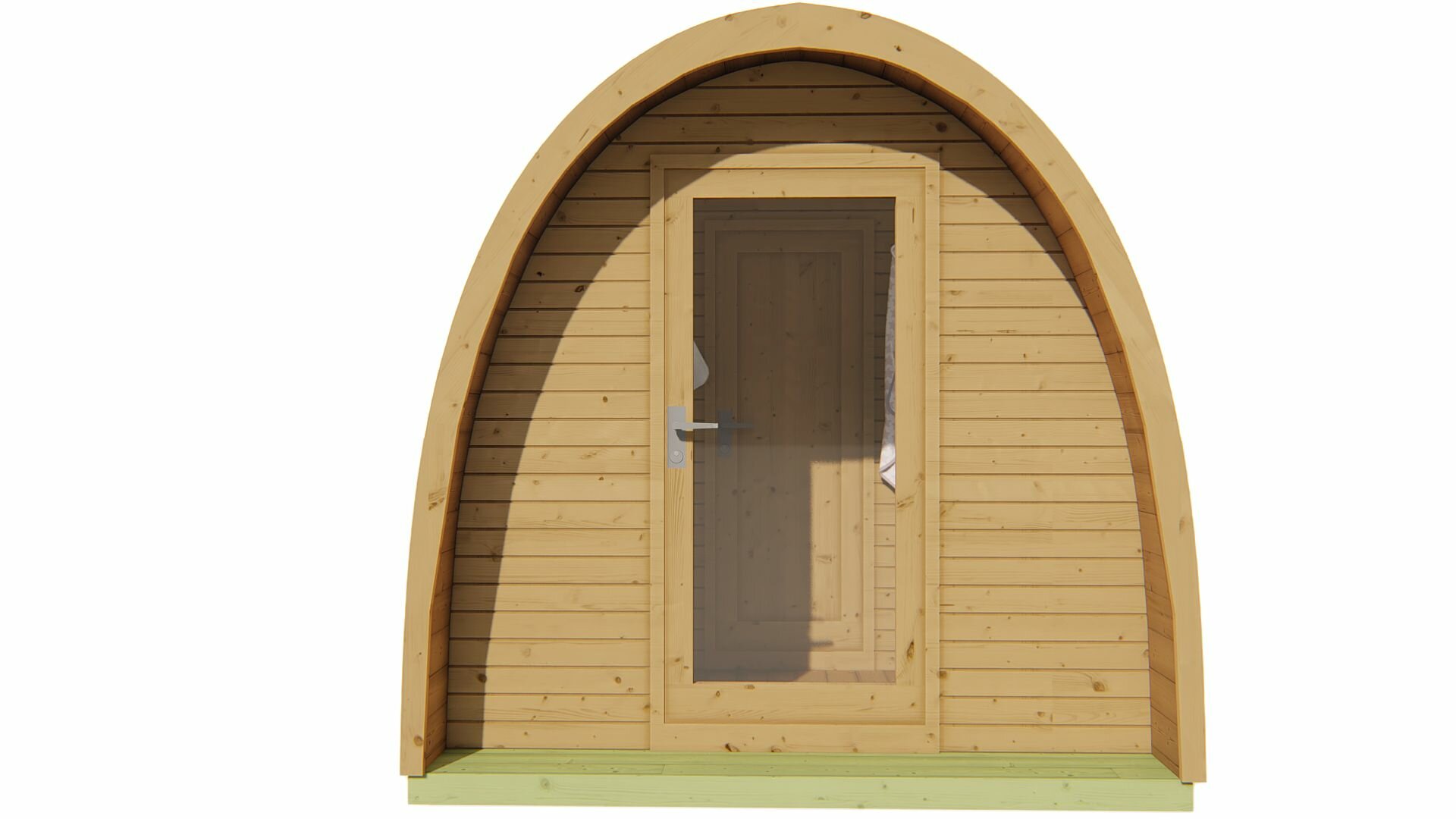 Sauna POD Tolva &Oslash;230 x 400 cm - thermowood 42mm 