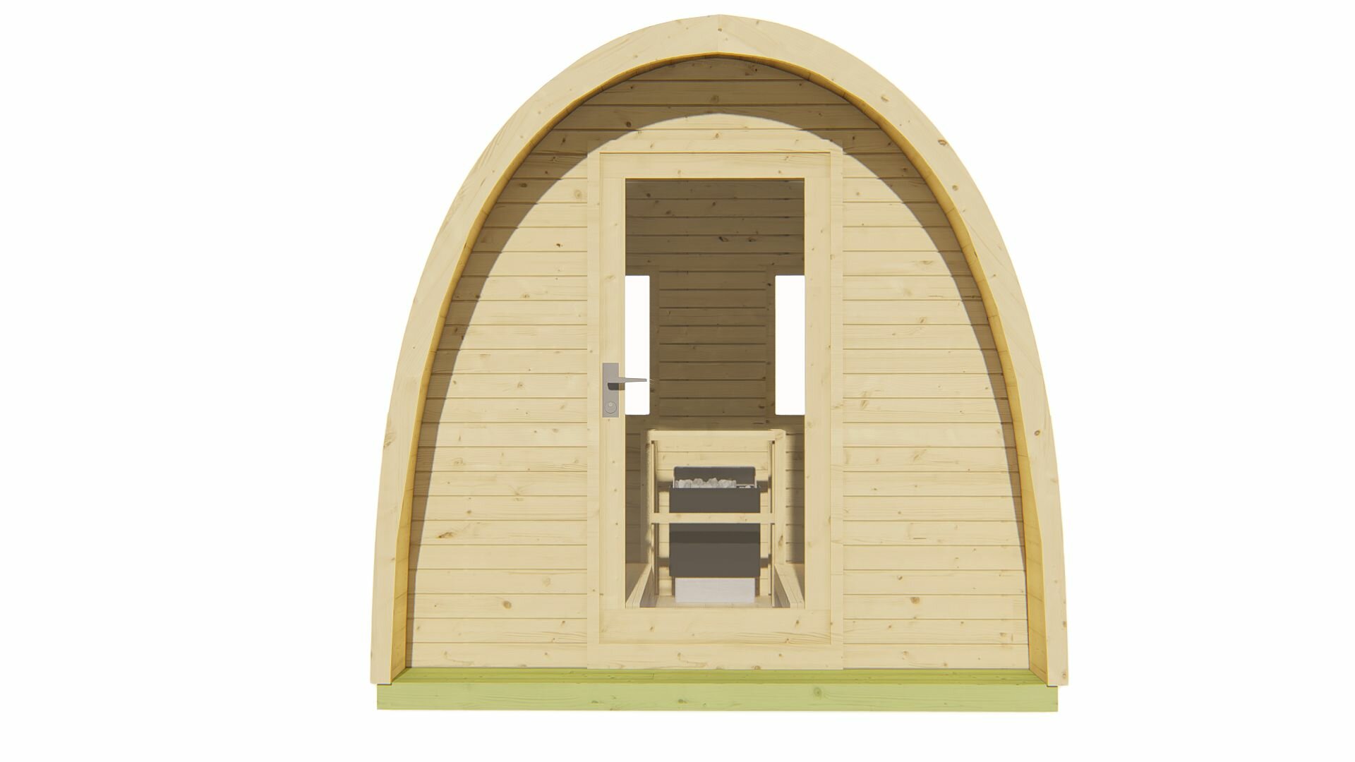 Sauna POD Tolva &Oslash;230 x 260 cm - vurenhout 38mm 