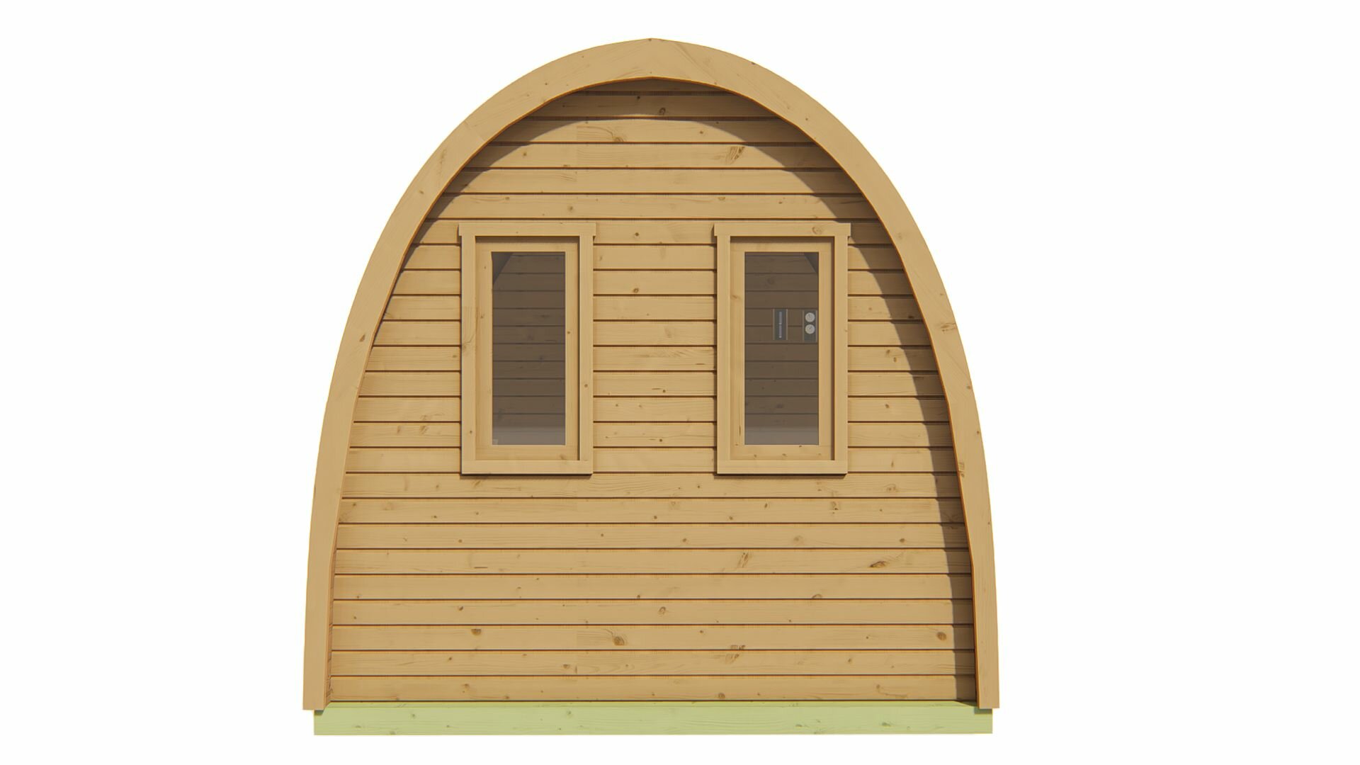 Sauna POD Tolva &Oslash;230 x 480 cm - thermowood 42mm 