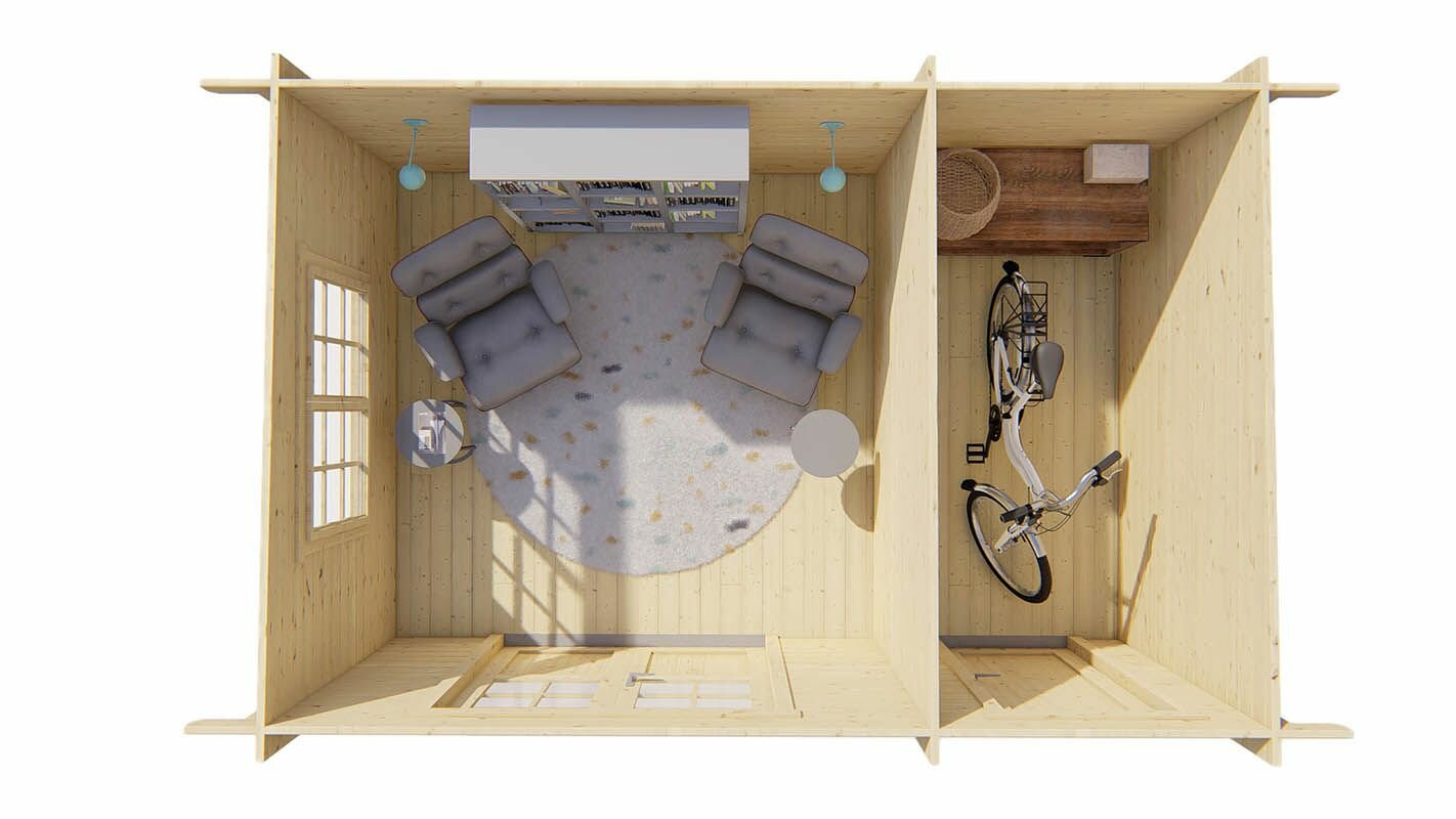 Gartenhaus Santander 300+150x300 cm