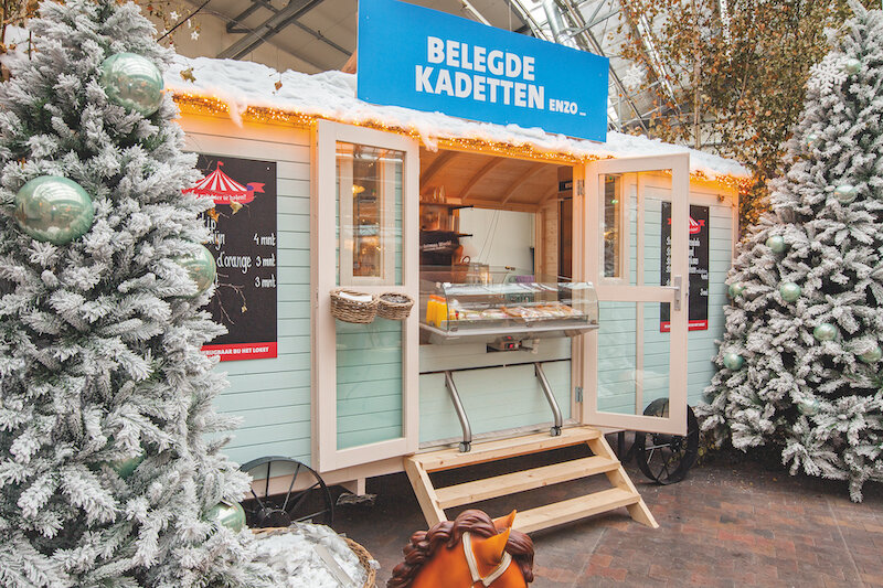 Zirkuswagen 480 x 240 x 319 cm mit Seitent&uuml;r - Pipowagen Patricia