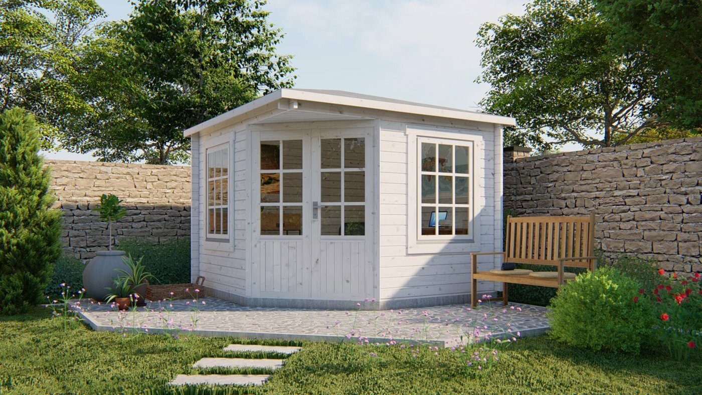 Blockh&uuml;tte &ndash; Gartenhaus Emma