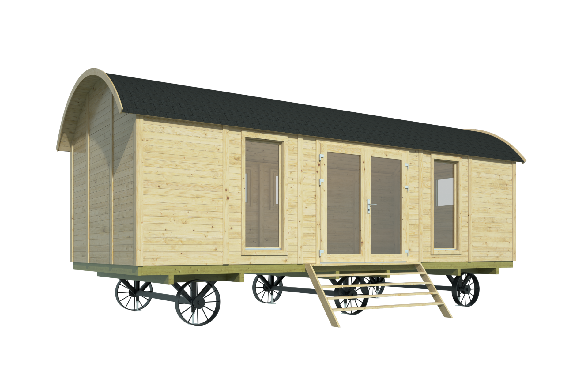 Zirkuswagen 720 x 328 x 354 cm - Pipowagen Dan