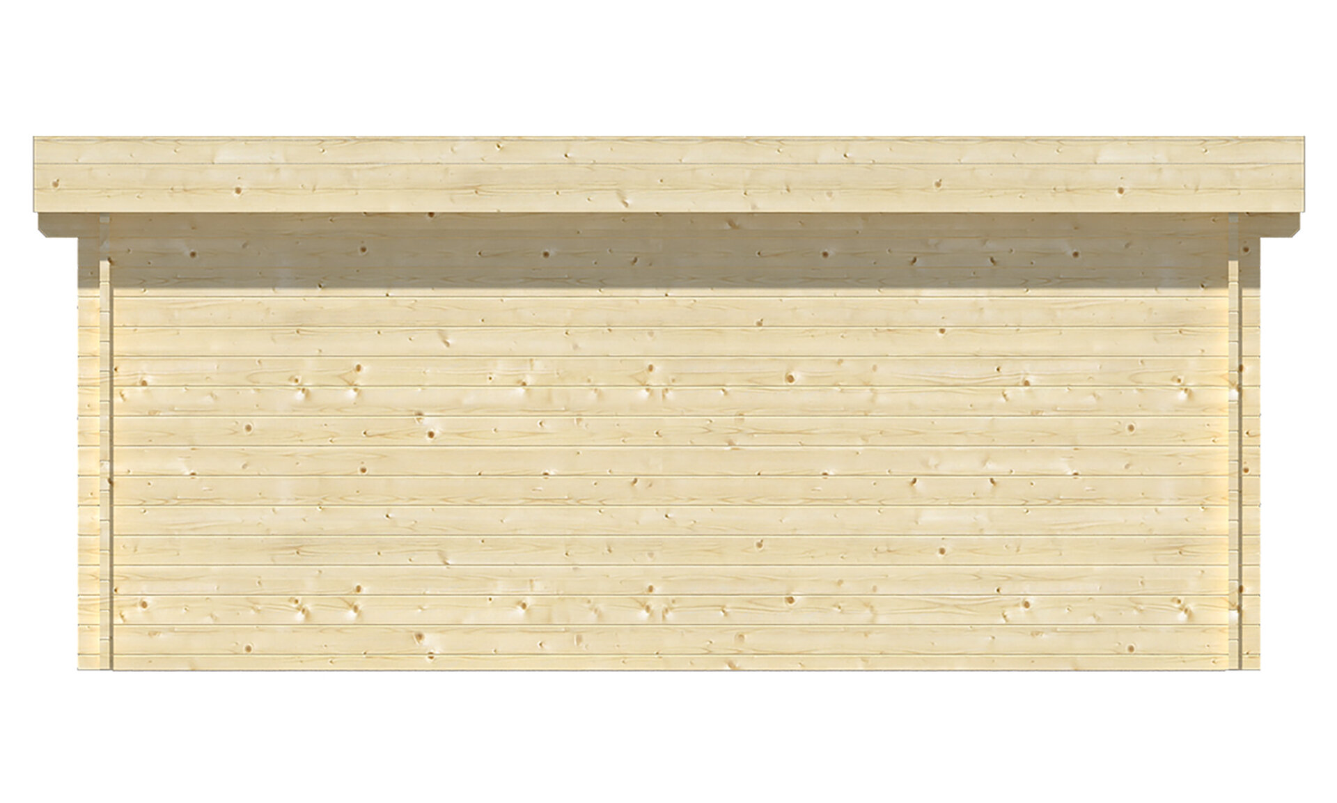 Garage Marketta 380 x 536 cm &ndash; Flachdach