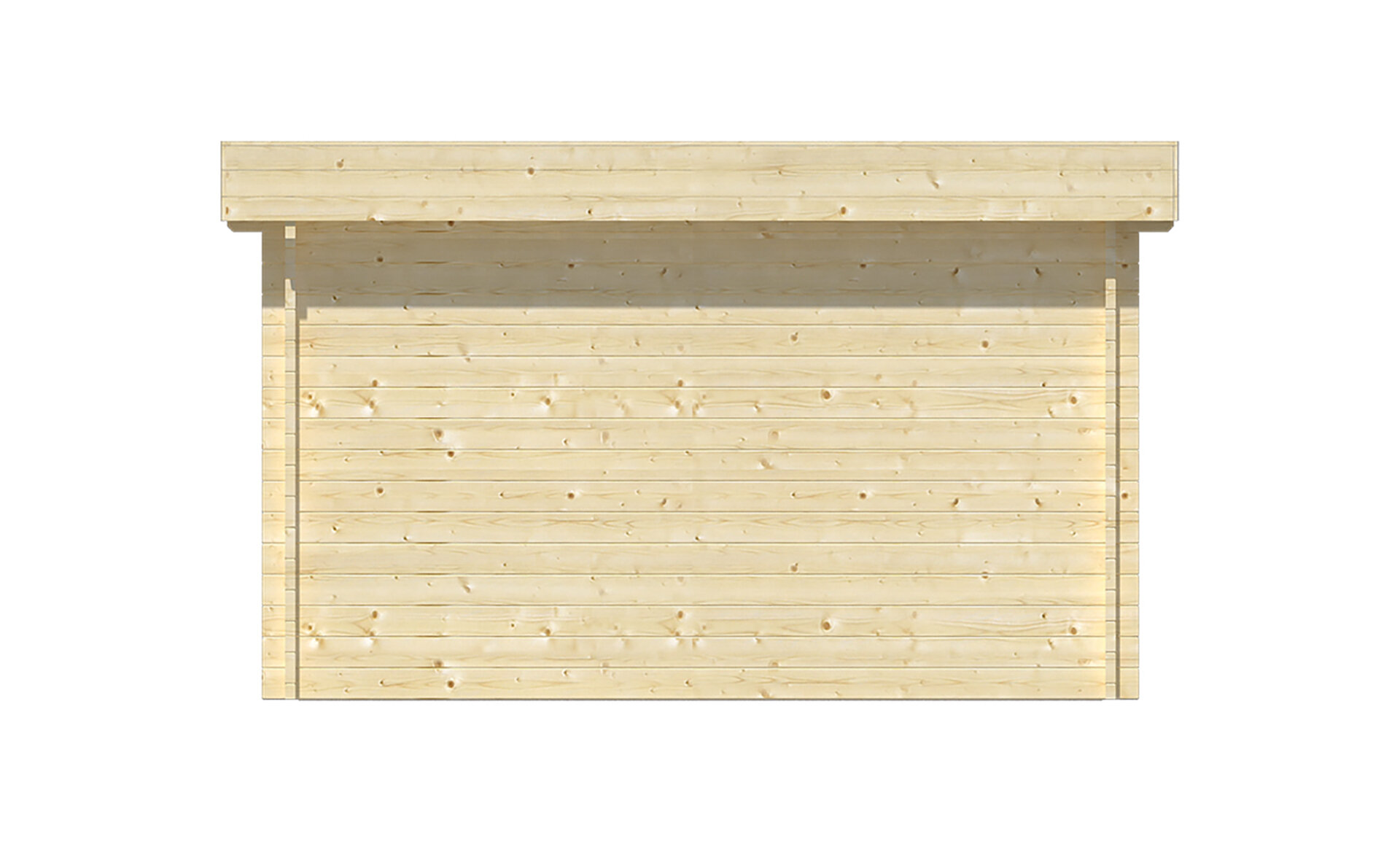 Garage Marketta 380 x 536 cm &ndash; Flachdach