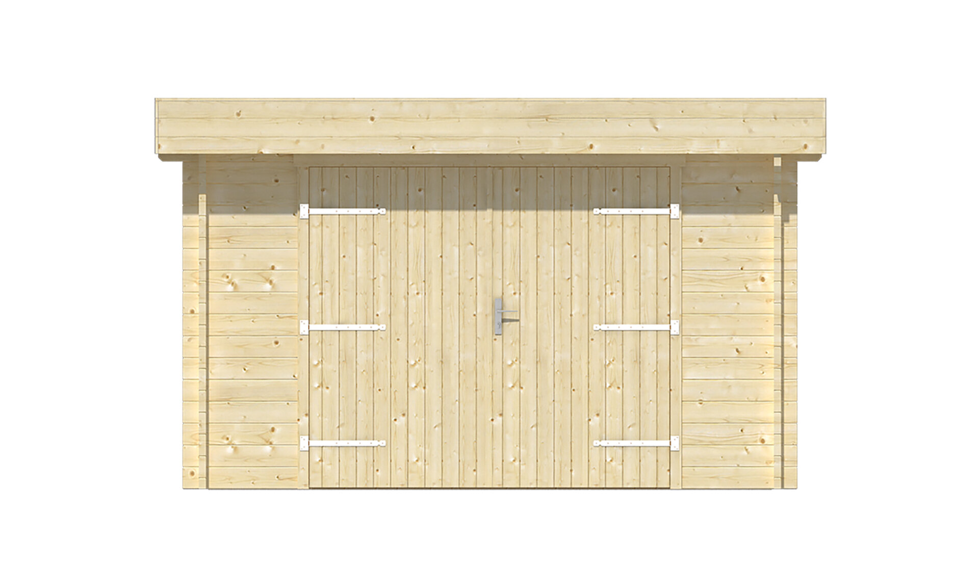 Garage Marketta 380 x 536 cm &ndash; Flachdach