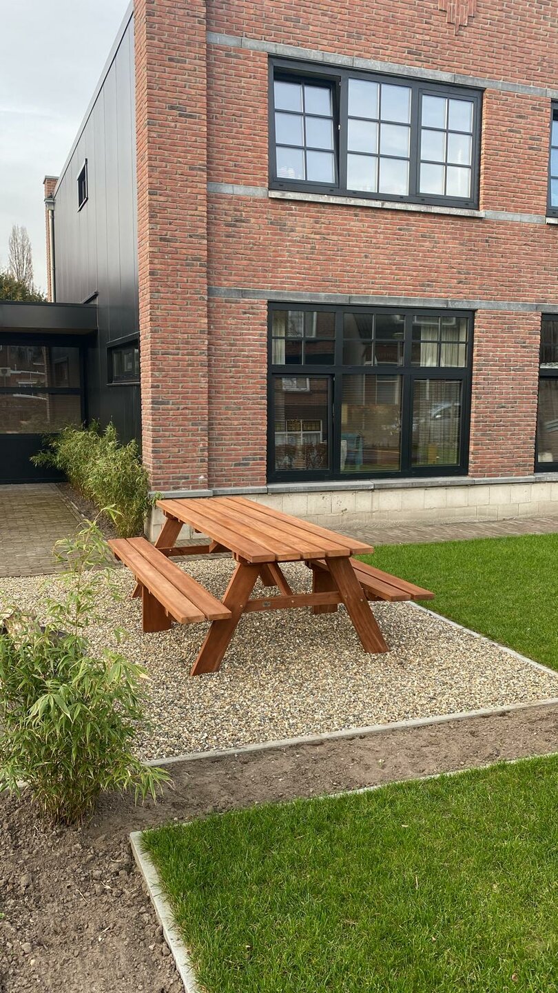 Picknicktisch Madrid 250 x 160 x 75 cm Hartholz (8 Personen) - Picknick-Set