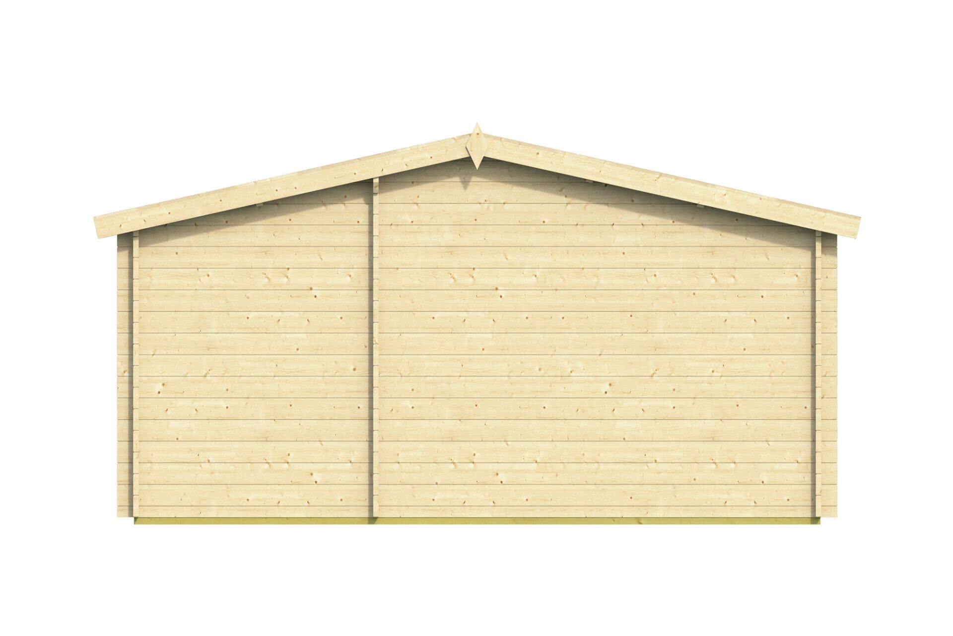 Blokhut Fraga achteraanzicht