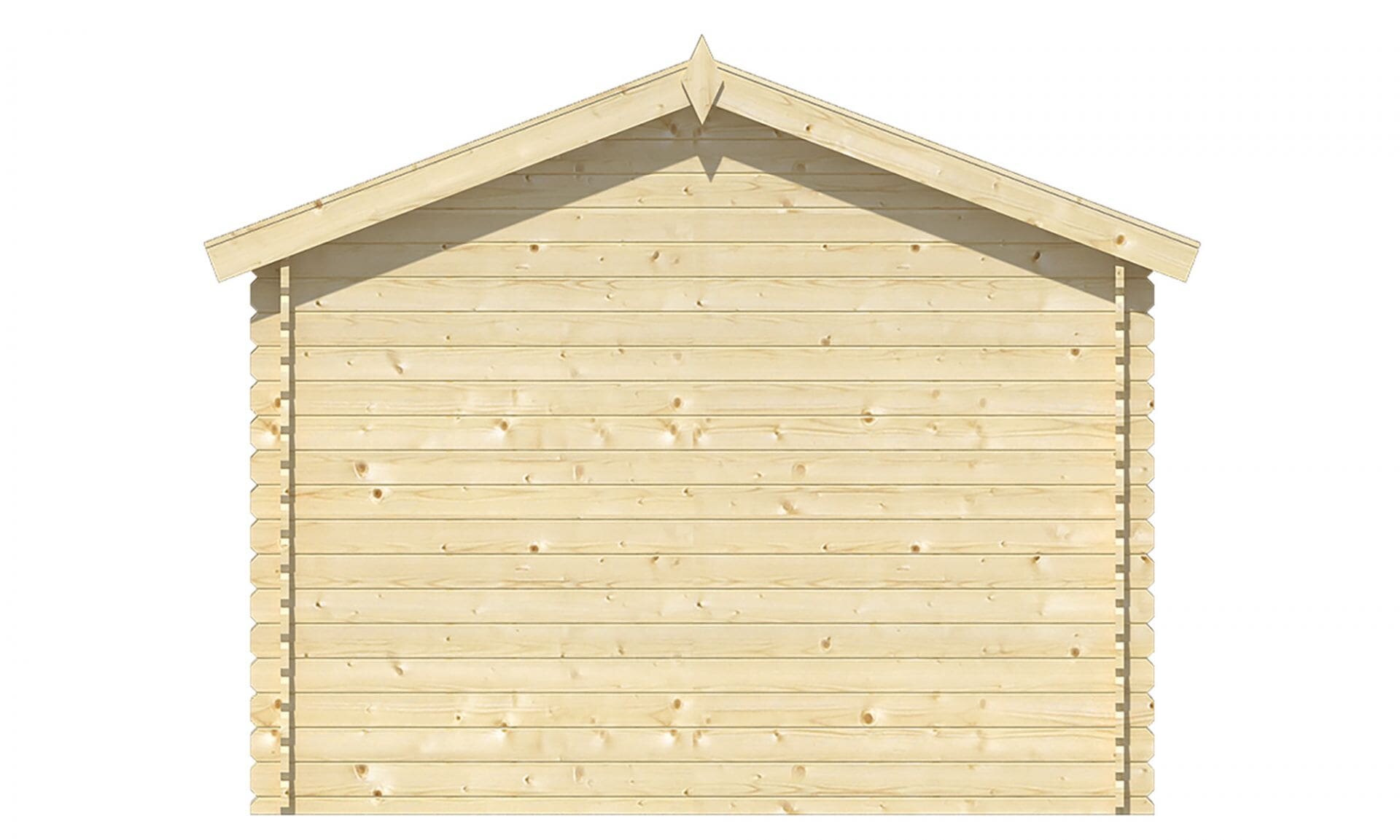 Blokhut Bo achteraanzicht