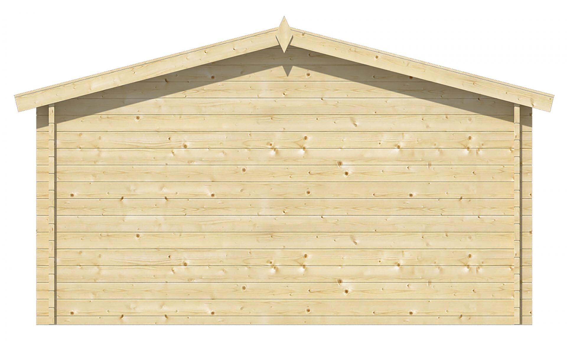 Blokhut Dyre achteraanzijde