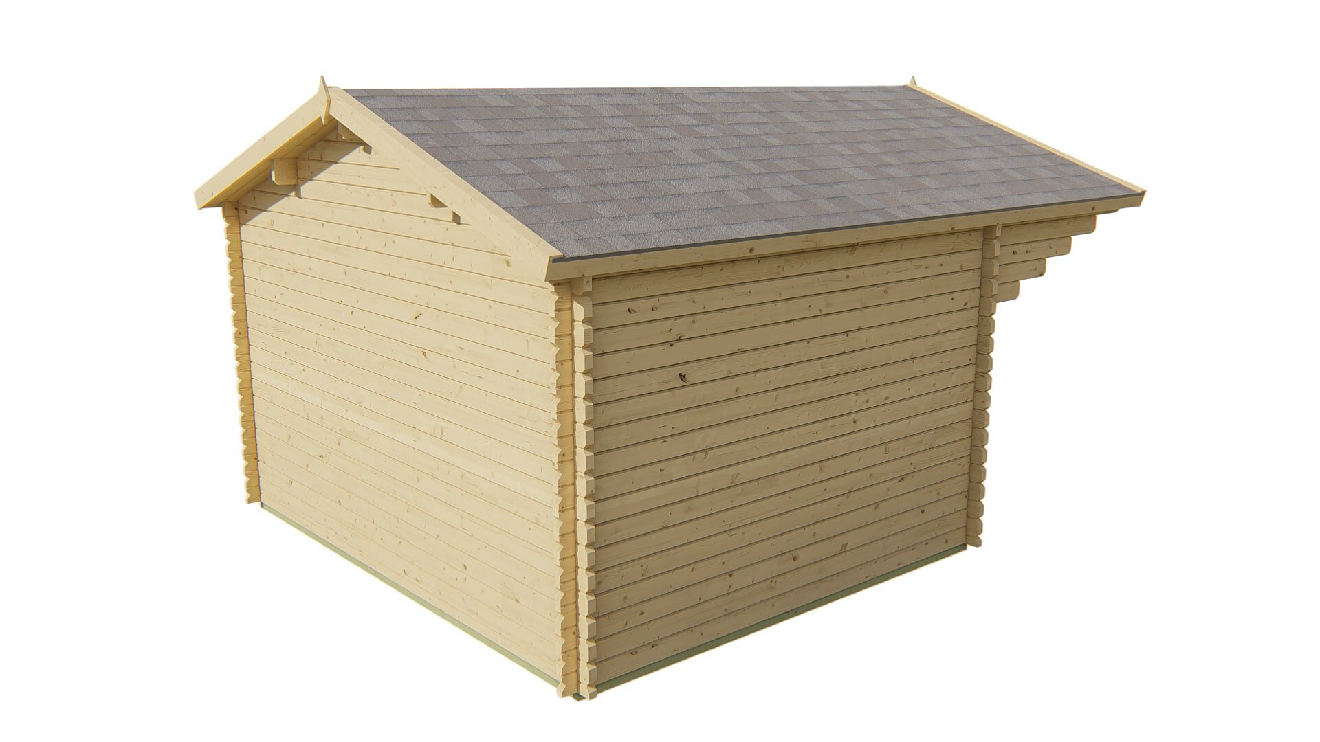 Blokhut Inglund achteraanzicht