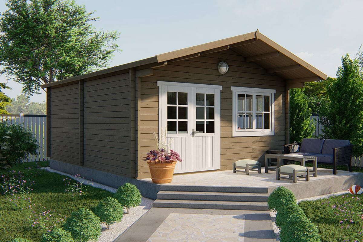 Blokhut Niedersachsen bruin