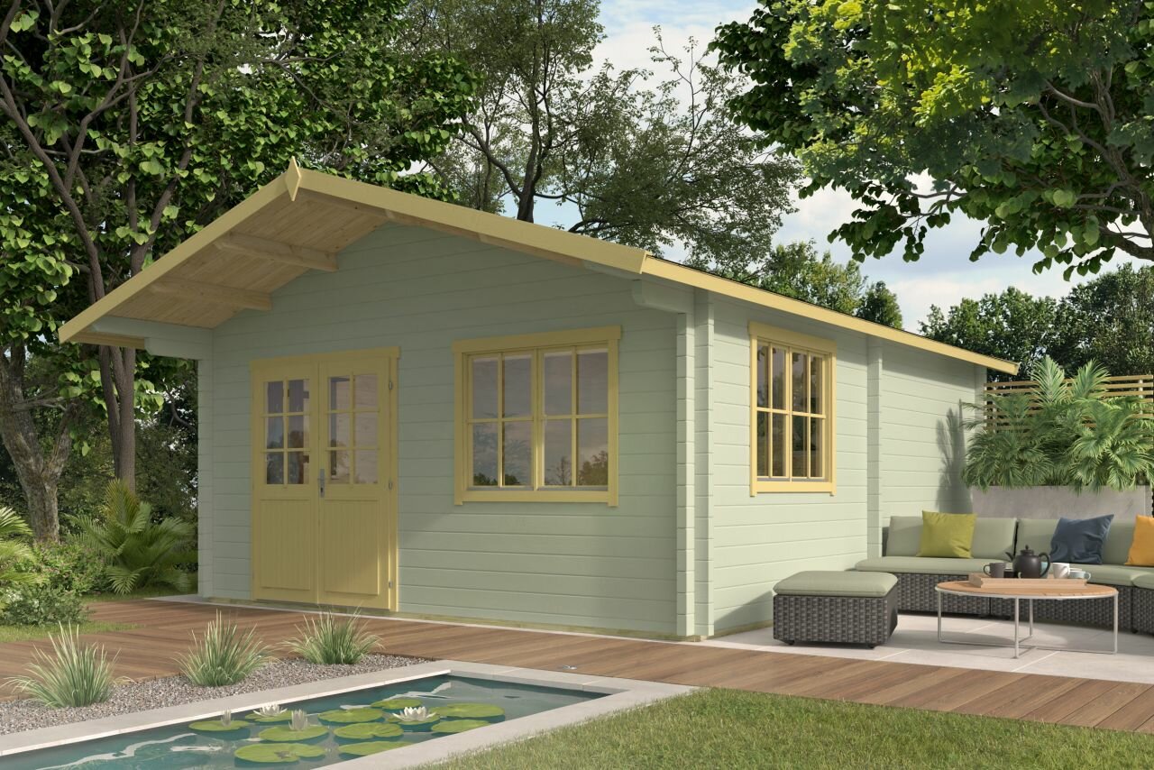 Blokhut Niedersachsen blauw