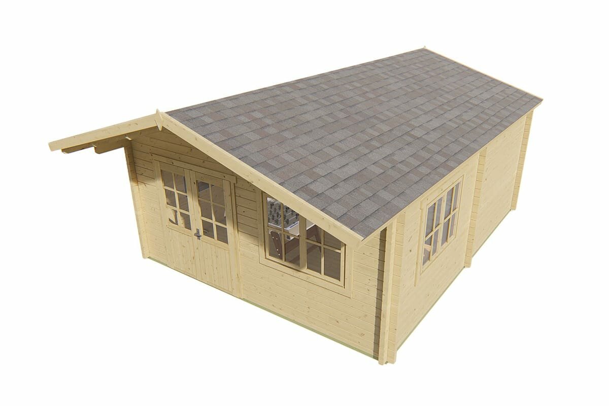 Gartenhaus Niedersachsen 500 x 713 x 304 cm 