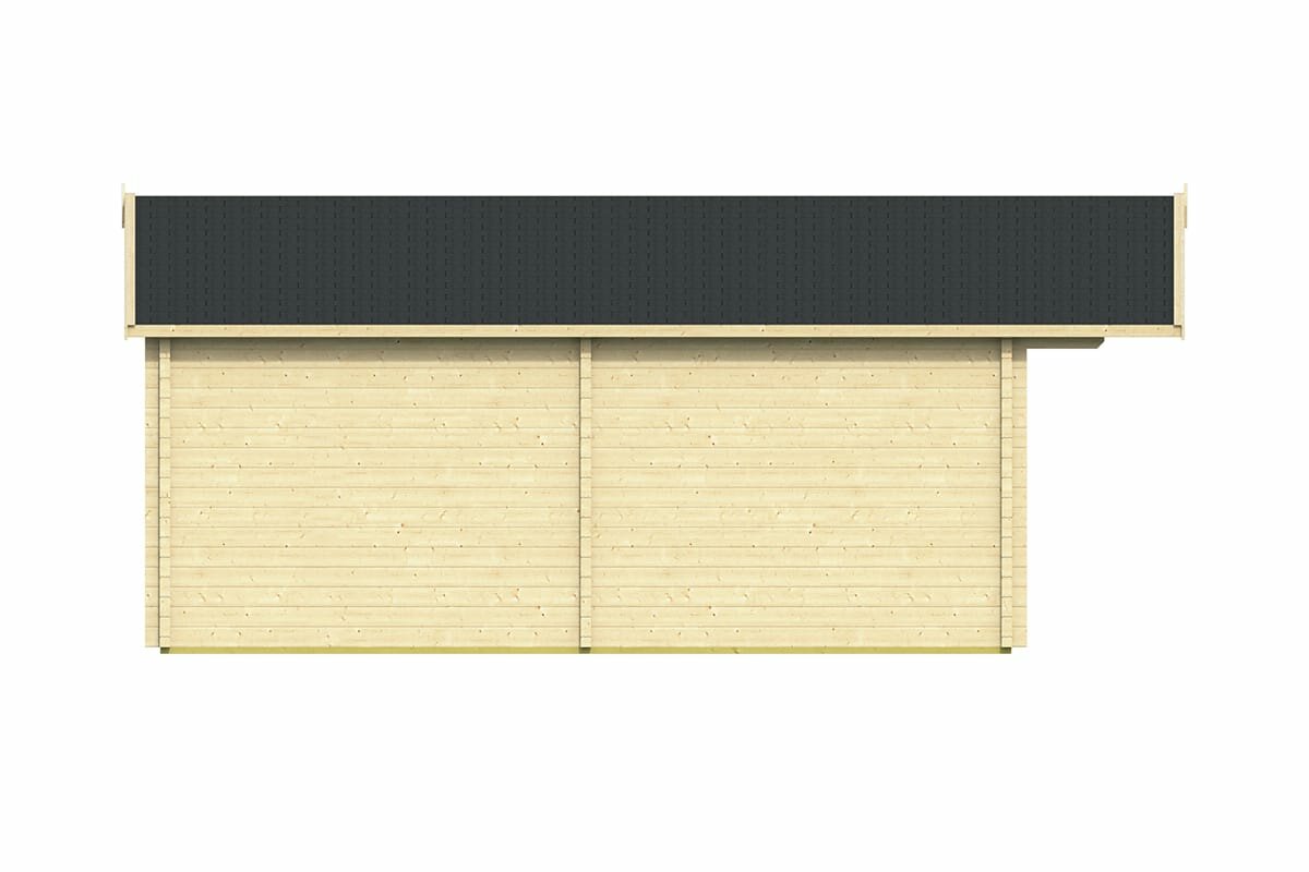 Gartenhaus Niedersachsen 500 x 713 x 304 cm 