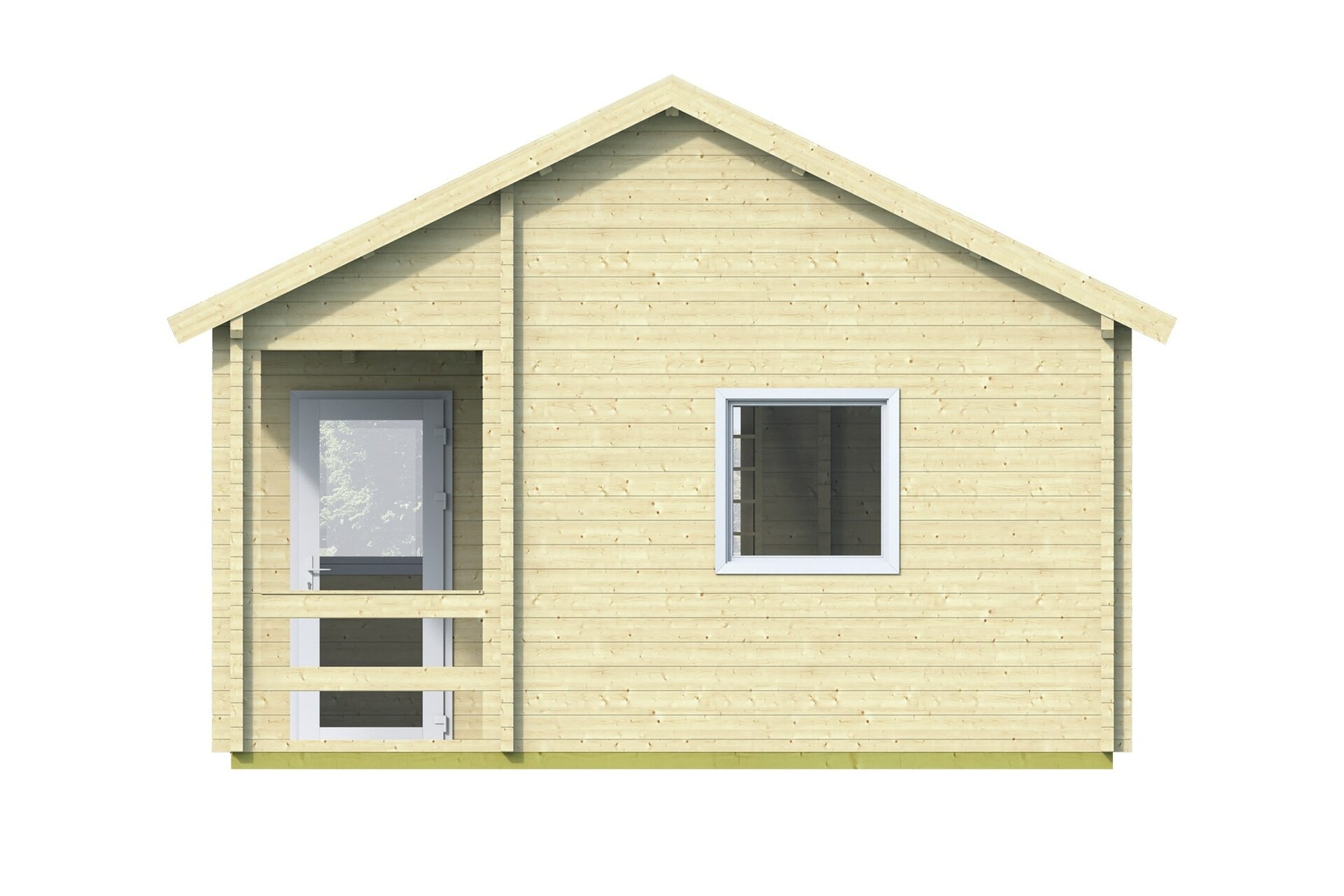 Blokhut Edelweiss rechterzijaanzicht