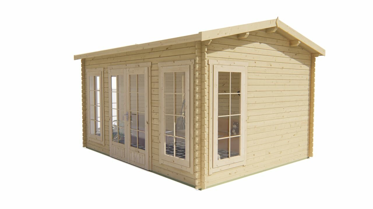 Blokhut Arne rechterzijaanzicht