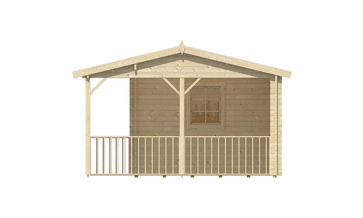 Blokhut Ragna rechterzijaanzicht