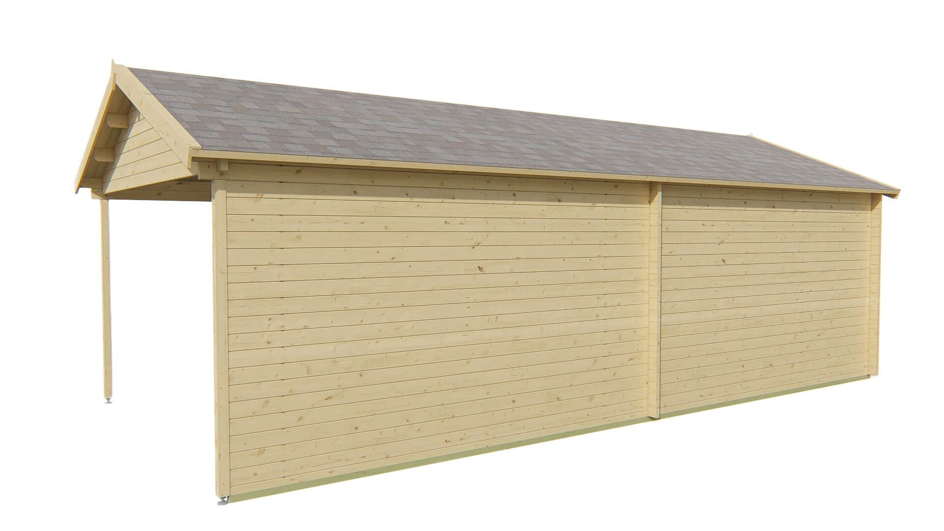 Blokhut Kwaspa achteraanzicht