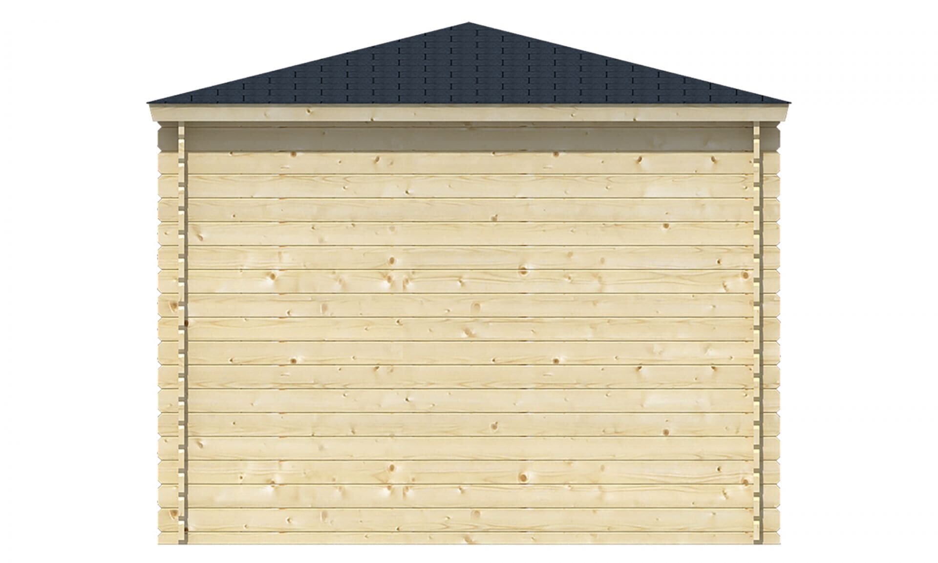 Blokhut Emma achteraanzicht