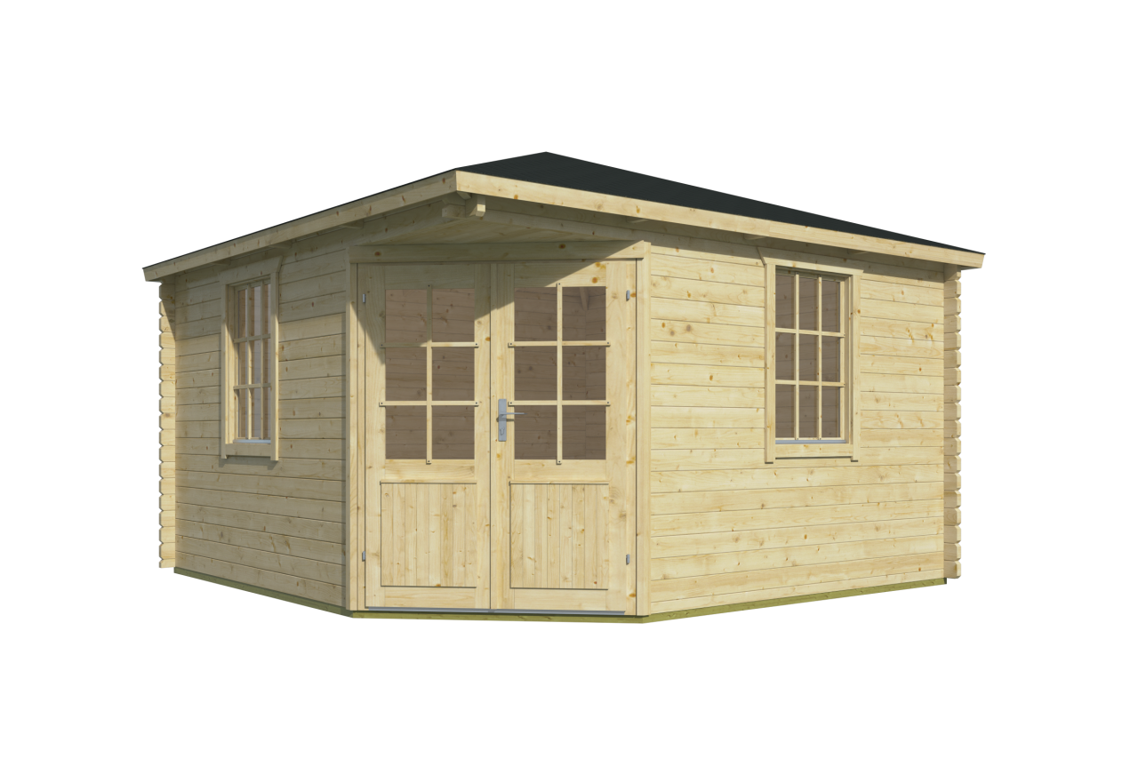 Blokhut Lotte vooraanzicht