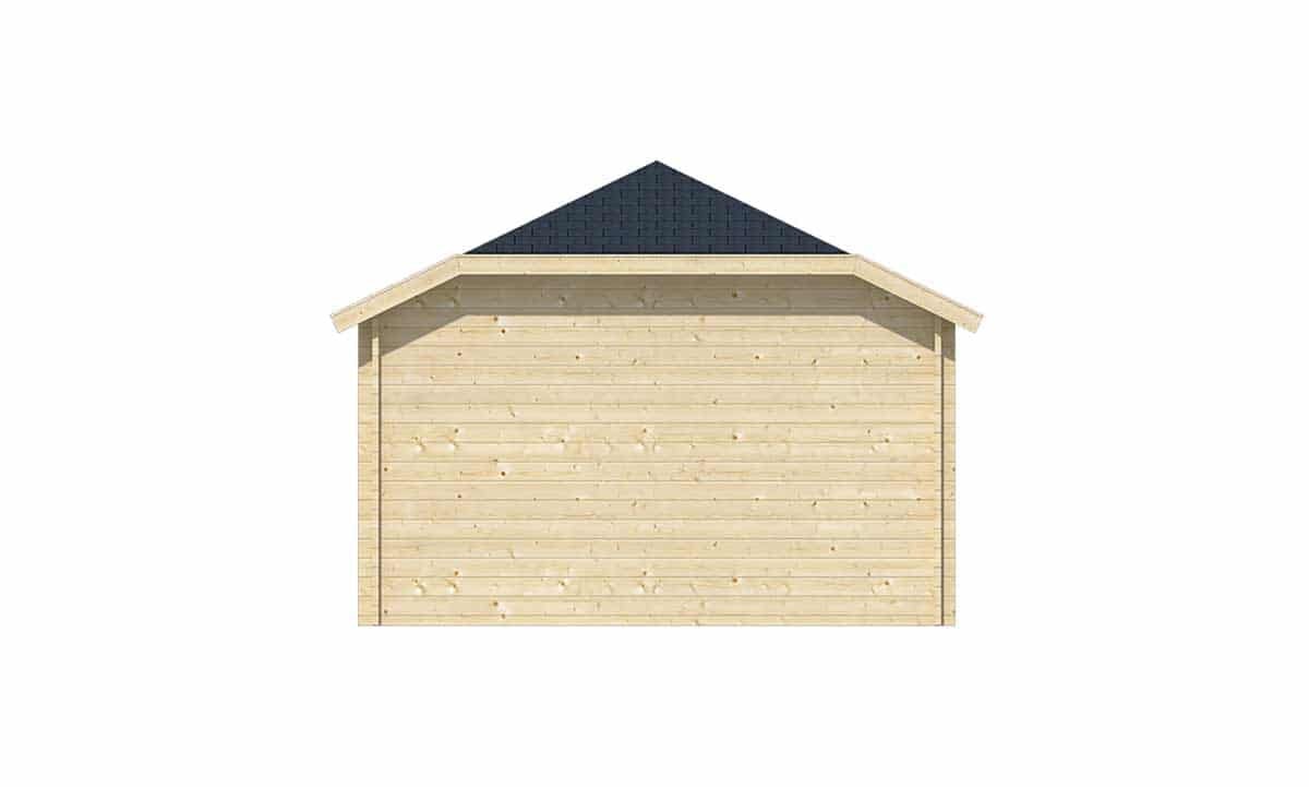 Blokhut  Sibella rechterzijaanzicht