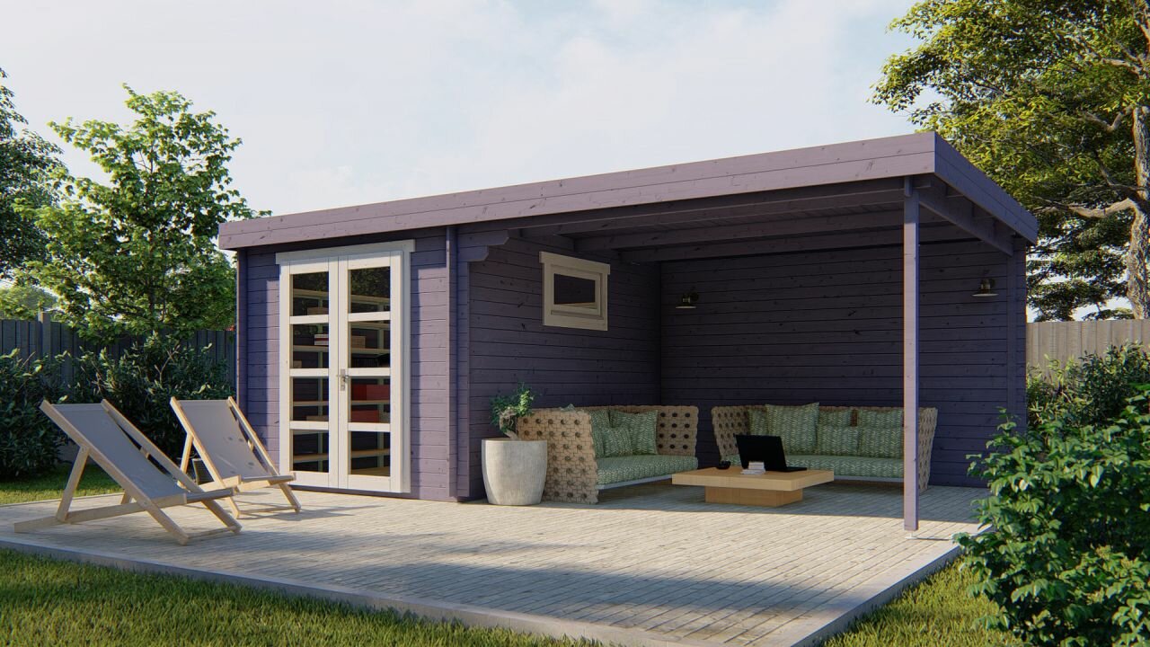 Blokhut Diederick paars