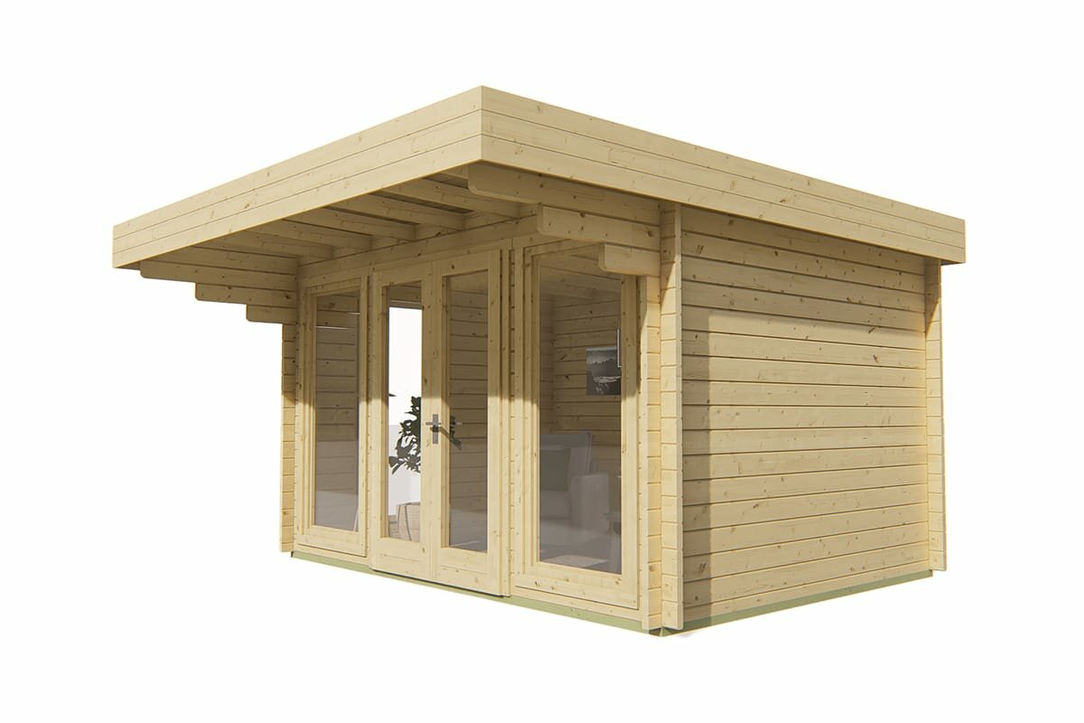 Blokhut James rechtervooraanzicht