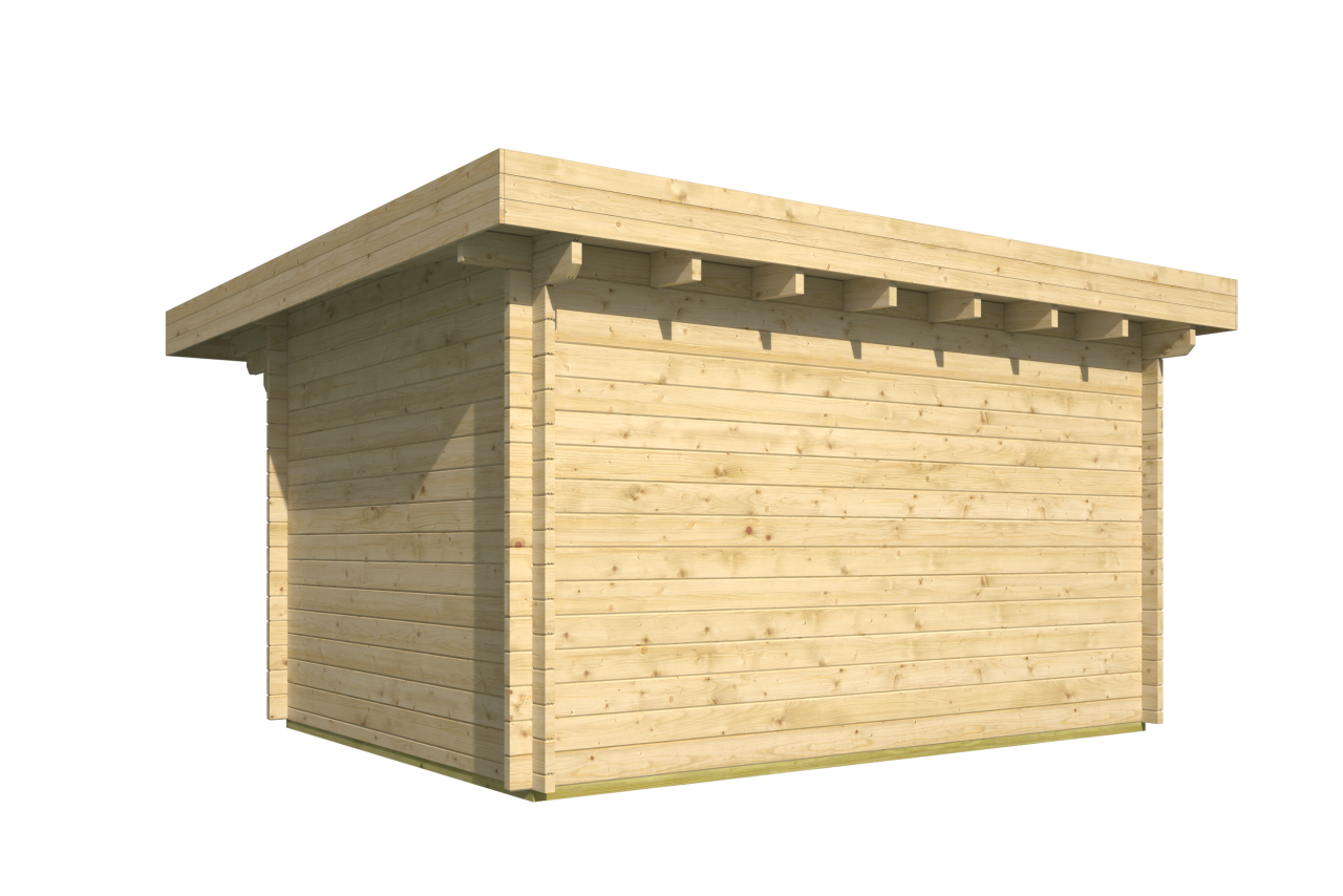 Blokhut James achteraanzicht