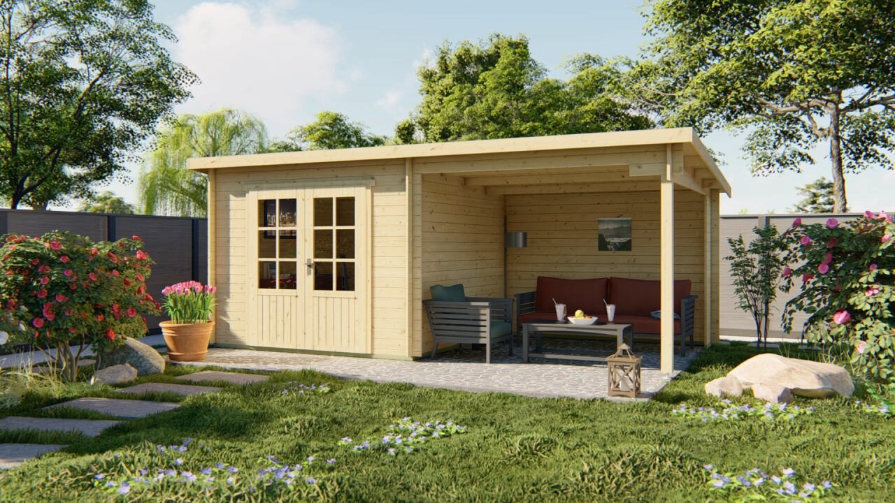 Blokhut Chappo onbehandeld