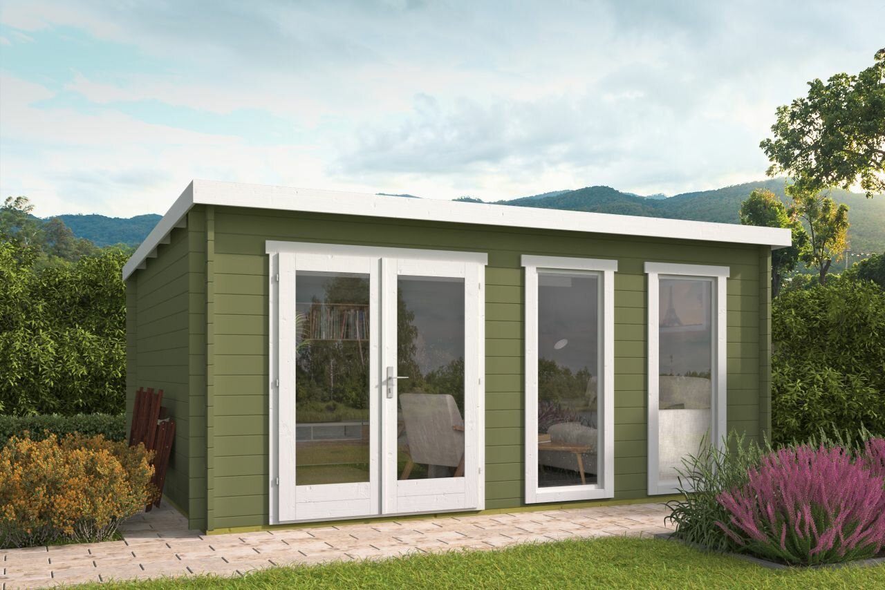 Blokhut Annabel groen