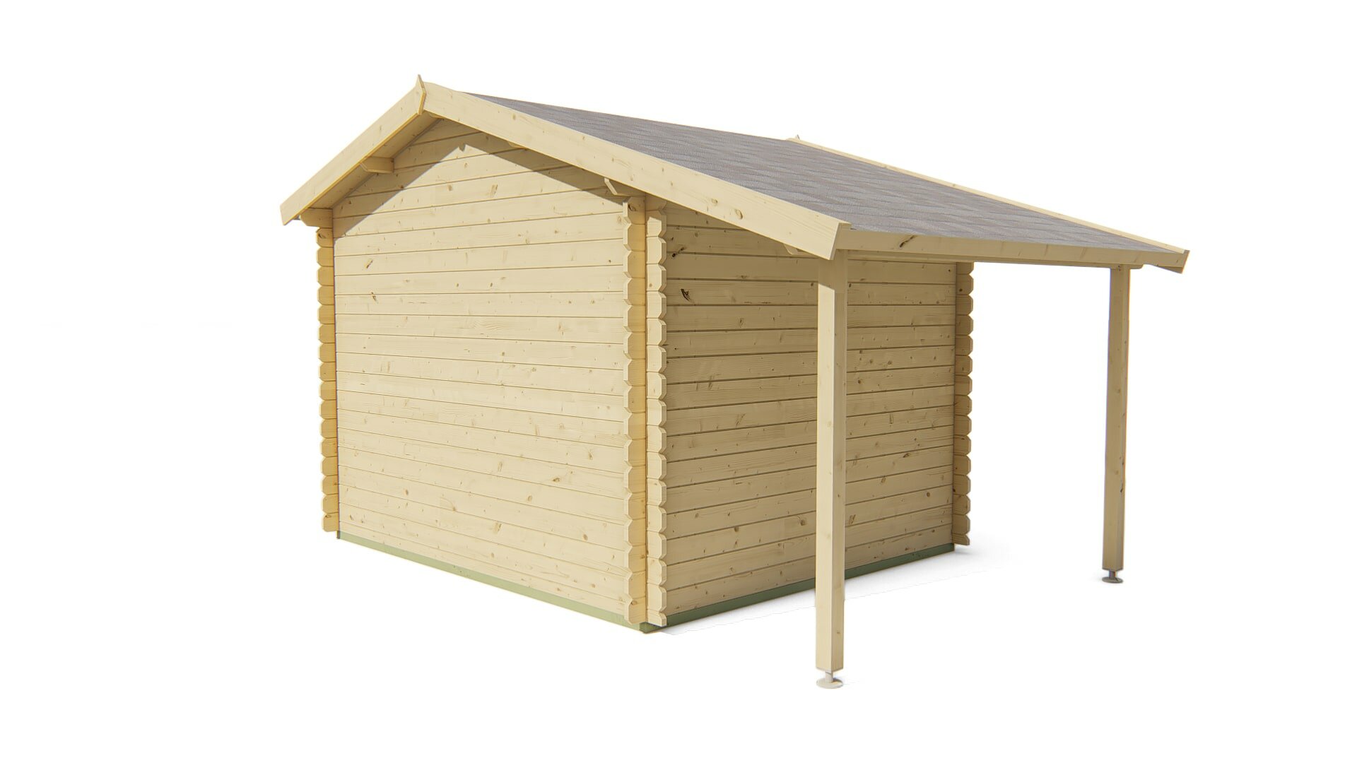 Blokhut Lars achteraanzicht