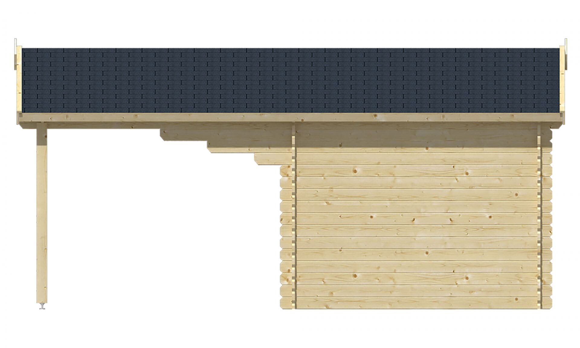 Blokhut Georg rechterzijaanzicht