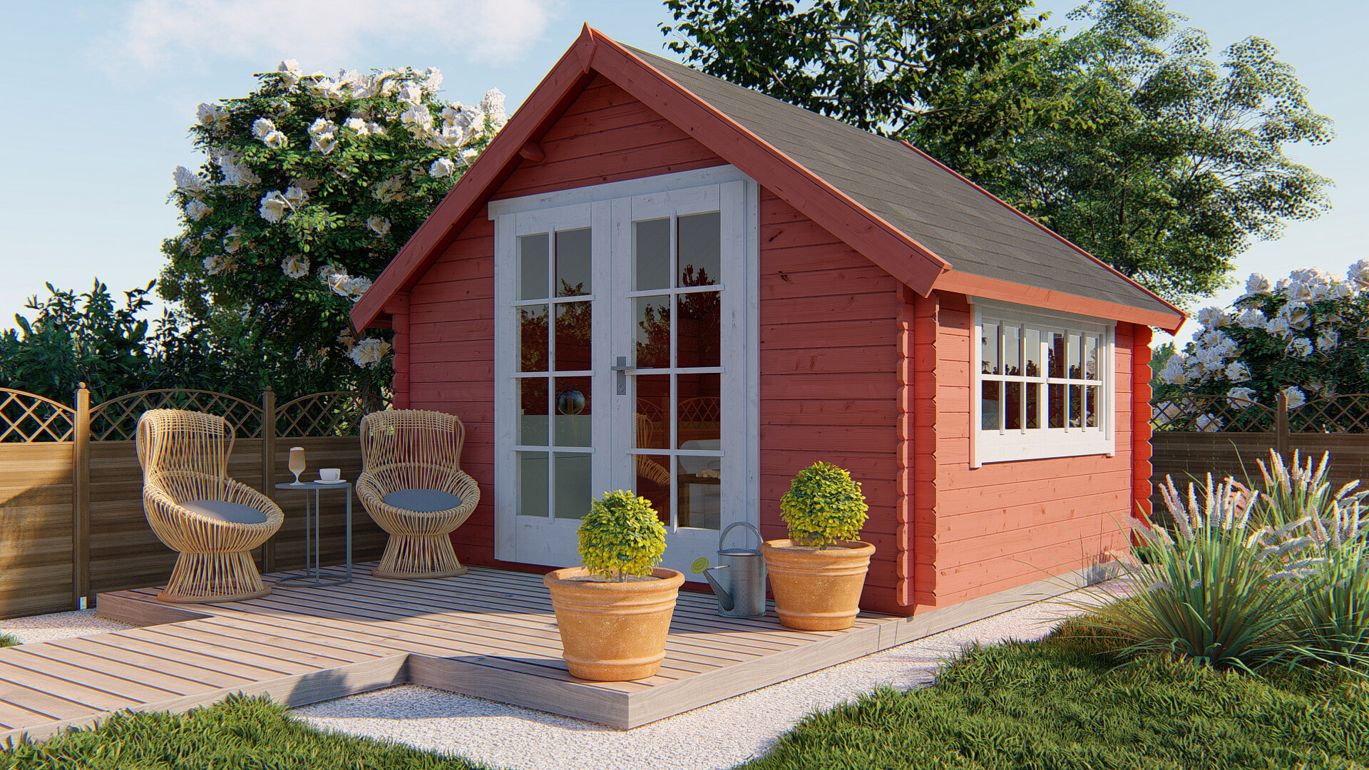 Blokhut Skov Red Class Wood