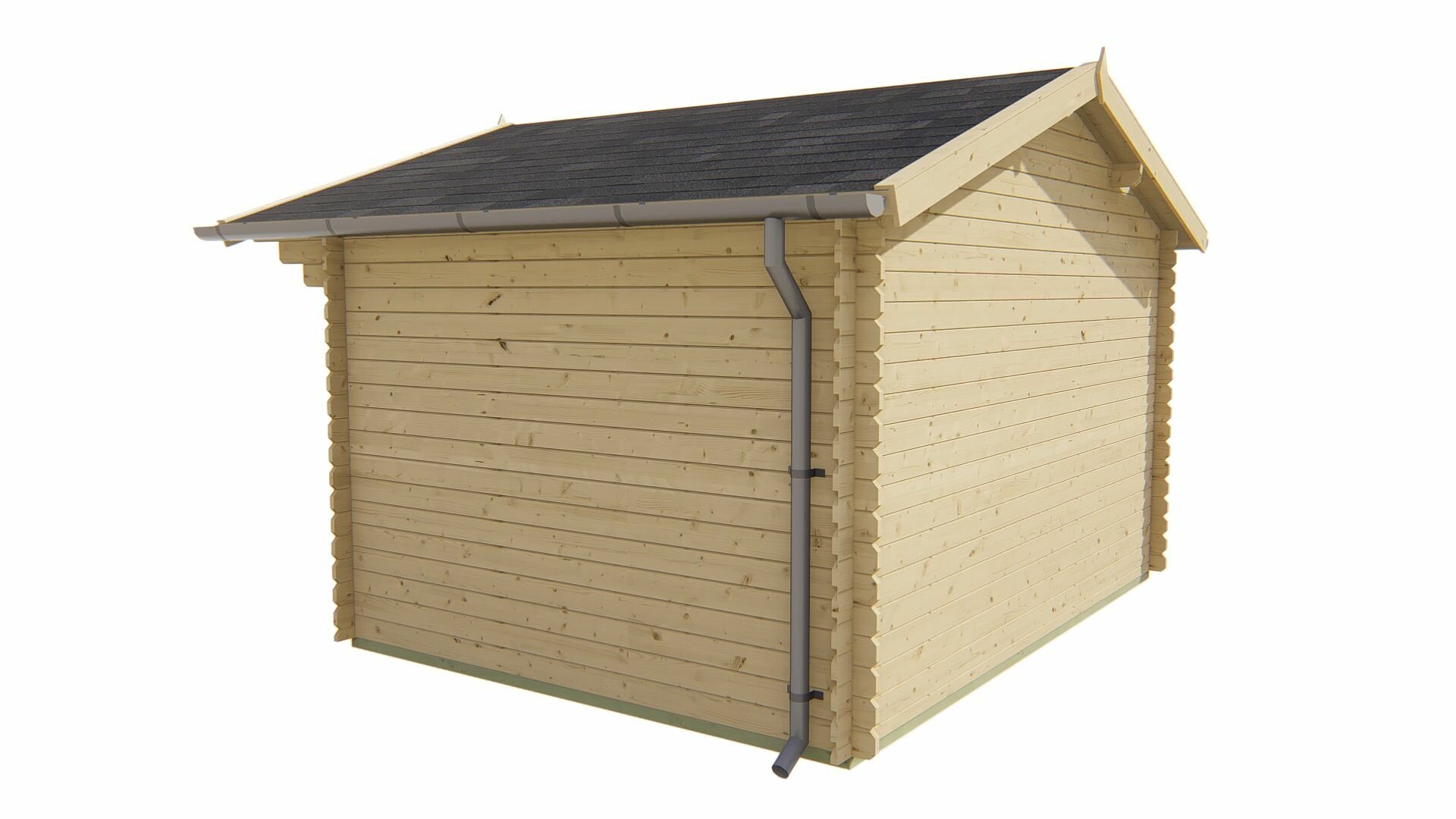 Blokhut Mimir rechterzijaanzicht