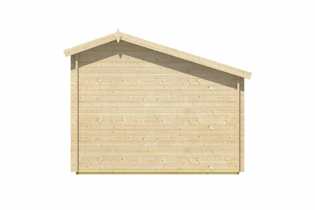 Blokhut Tane rechterzijaanzicht