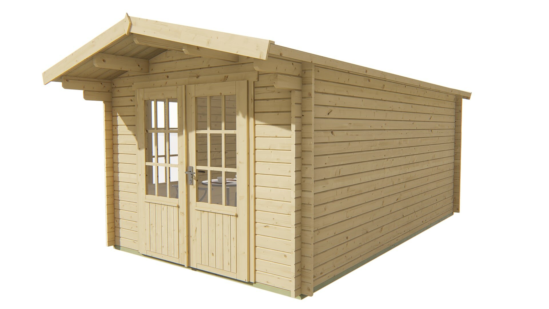 Blokhut Julia vooraanzicht