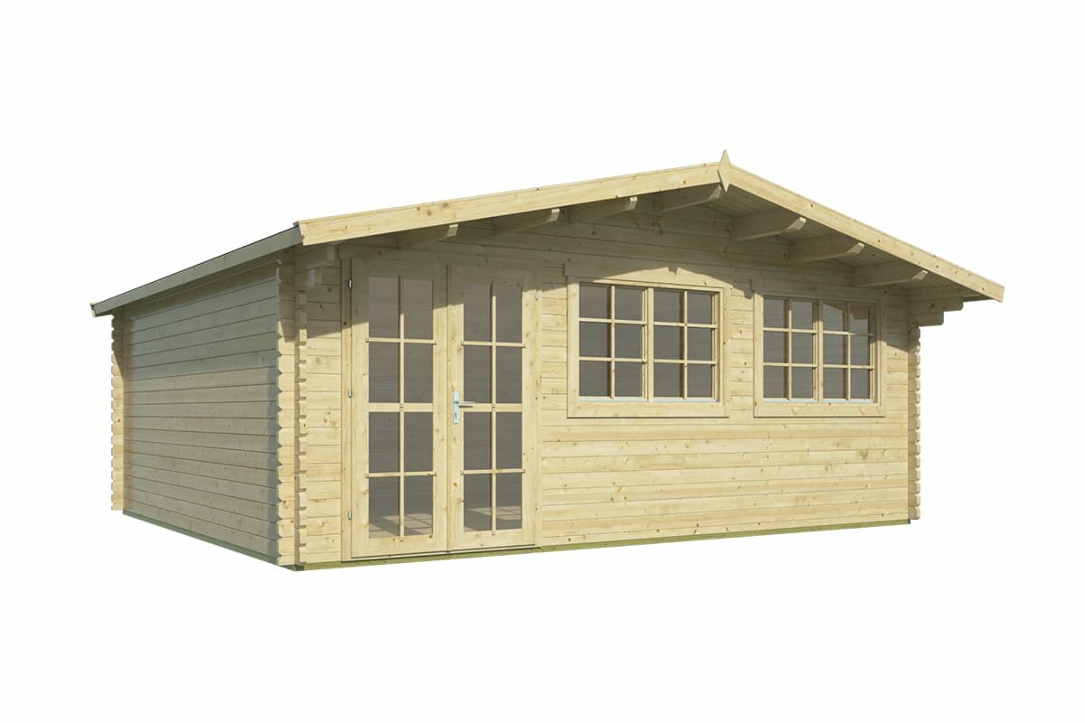 Blokhut Tova vooraanzicht