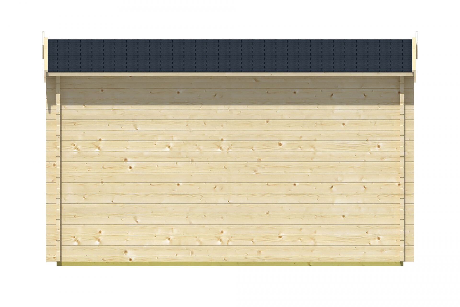 Blokhut Chloe achteraanzicht