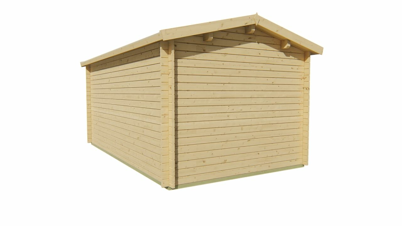 Blokhut Aiste linkerzijaanzict